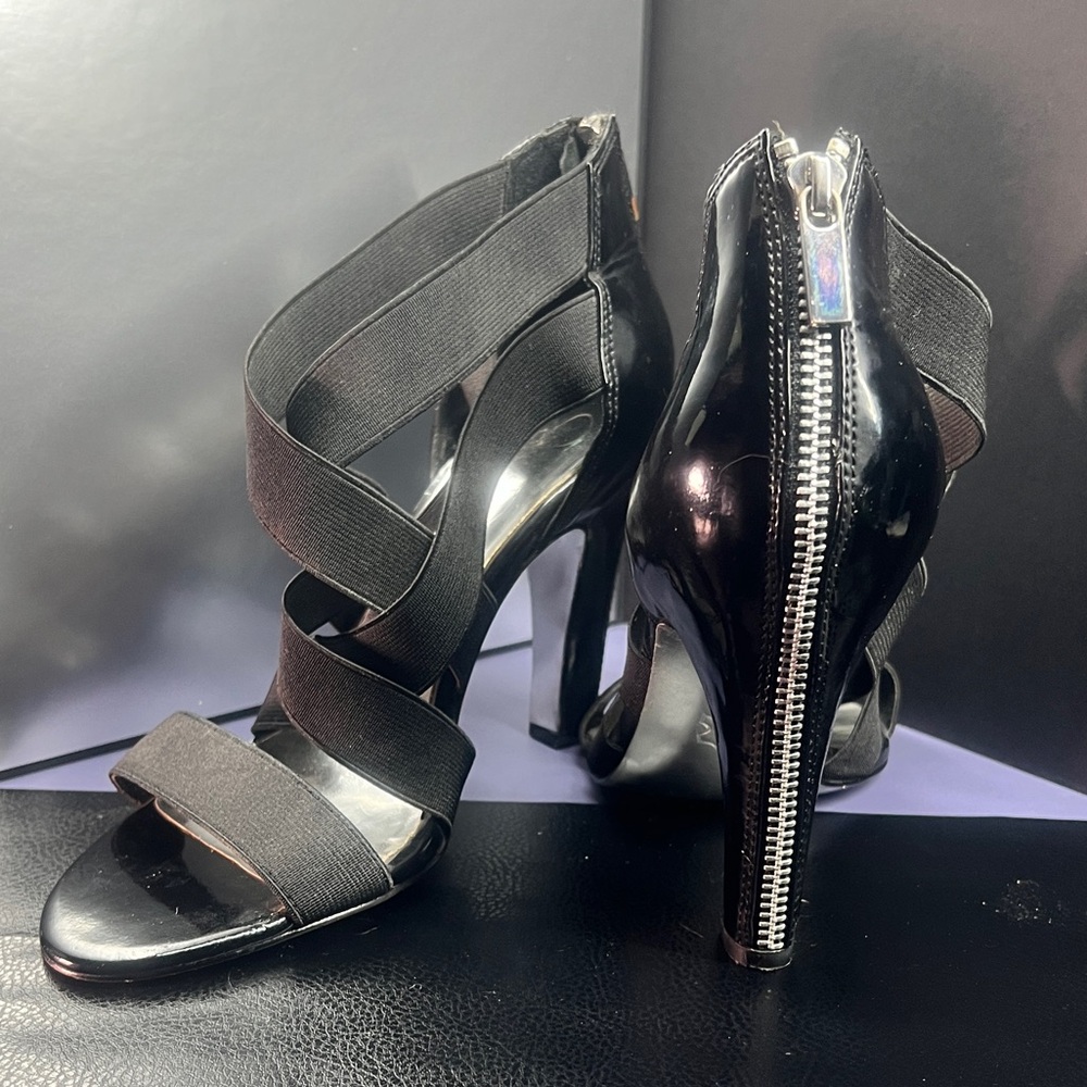 Jessica Simpson Deluth Elastic Strap High Heels, Size 8
